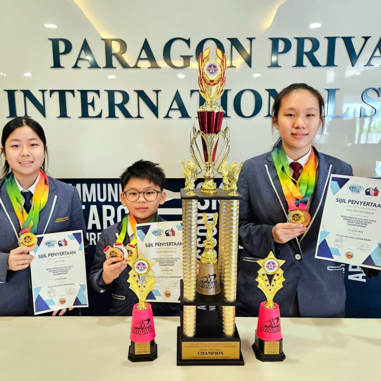 Group Champion in WSSA Interschool Sport Stacking Championship 2024 - Lau Yu Ki, Avelynn Chia Wen Qi