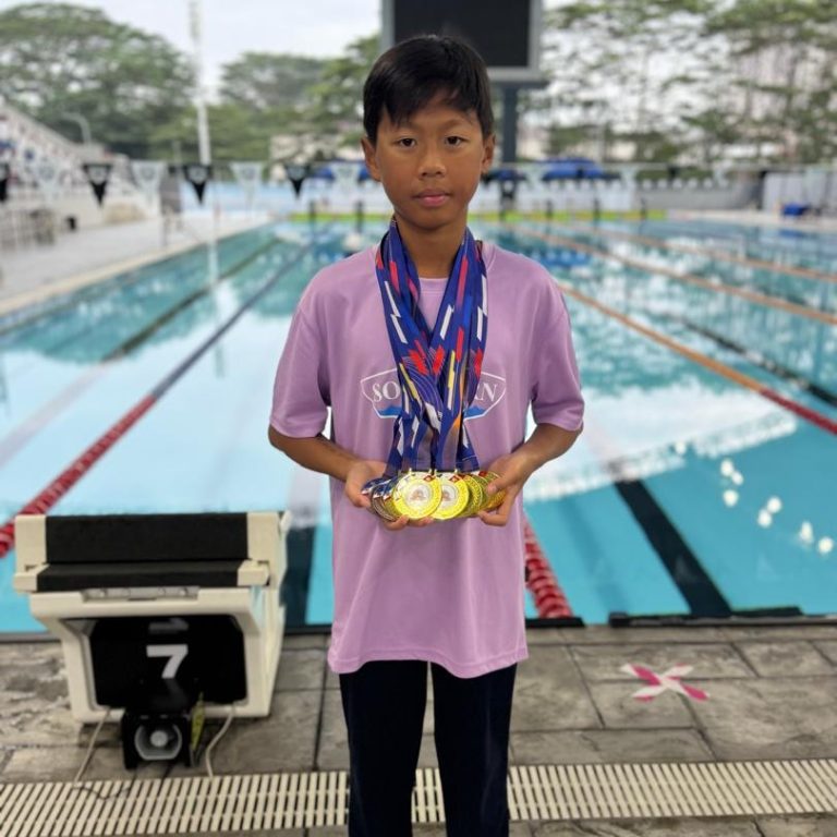 6 Gold, 1 Silver & 3 Bronze Medals in Johor Age Group Swimming Championship 2025 - Matthieumars Danila Lee Cheng Feng