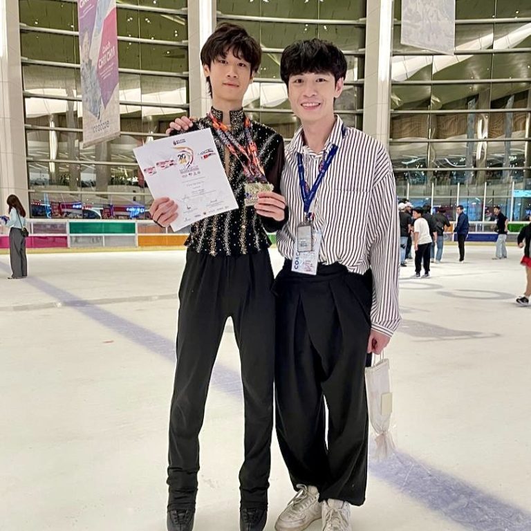 Silver Medal in Madani Cup Malaysia National Ice Skating Championship 2024 - Clive Tan Fan Yu